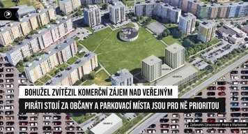 Projekt regenerace sídliště Plzeň – Košutka chybějící parkovací místa nevyřeší, zvítězil soukromý zájem nad veřejným